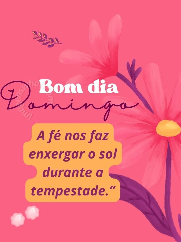 Bom dia com fé