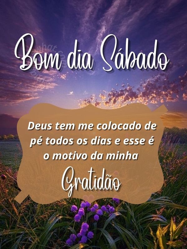 Deus é a minha motivação para todos os dias