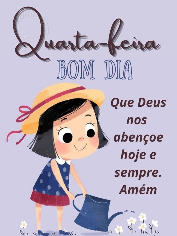 Deus abençoe sua quarta-feira