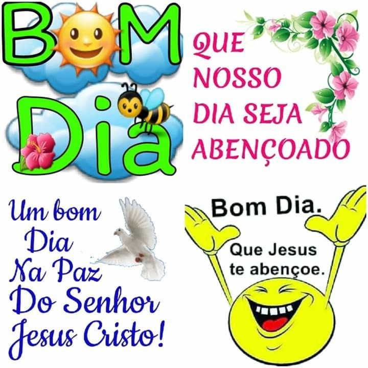 Que Jesus te abençoe neste dia.