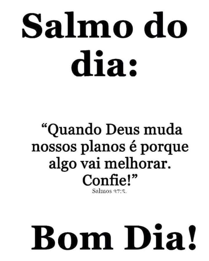 Confie nas mudanças para sua vida, Deus está no controle.