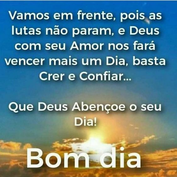 Deus fará vencer mais um dia