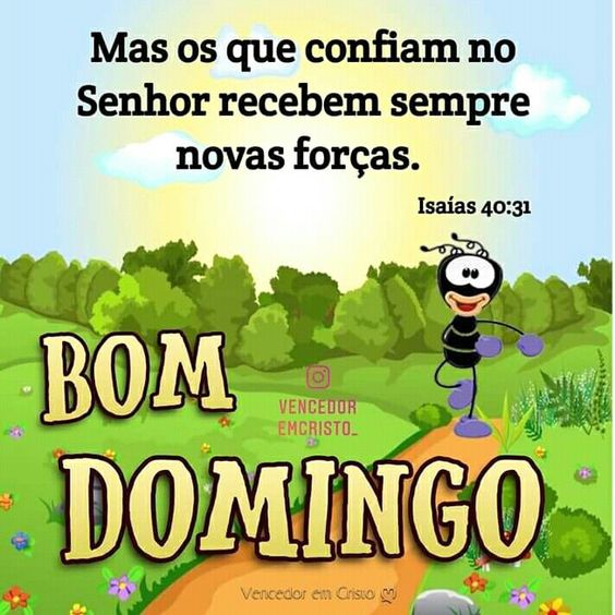 Isaías 40-31 bom domingo