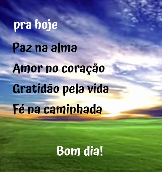 Bom dia Fé  e gratidão na caminhada