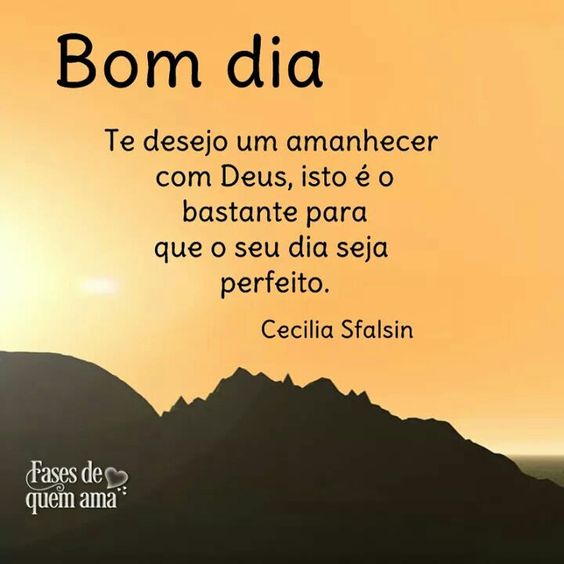 Bom dia amanhecer com Deus