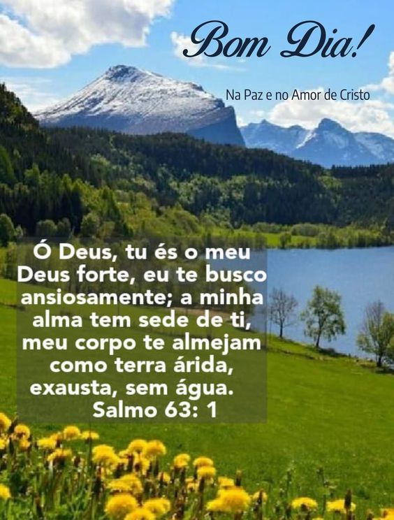 Bom dia Salmos 63:1