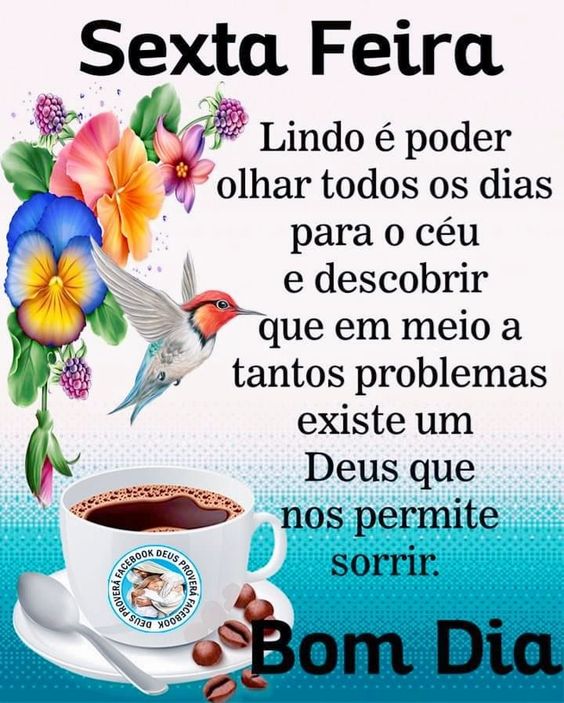 Sexta-feira lindo bom dia