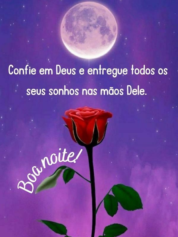 Boa noite com Deus sonhos