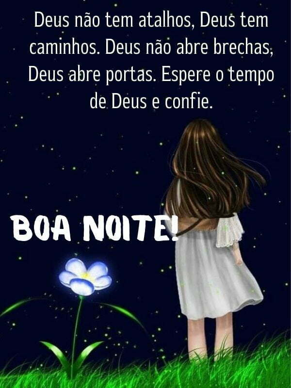 Boa noite com Deus do tempo