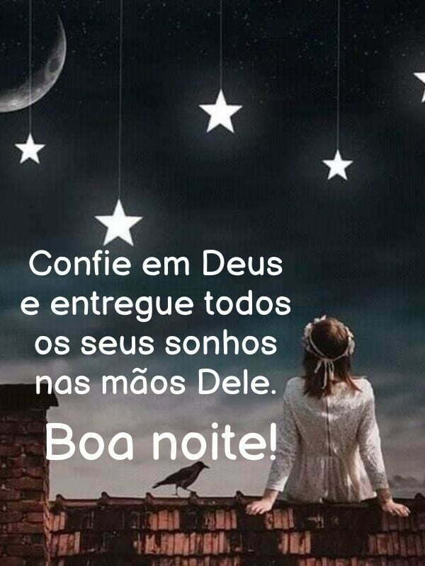 Boa noite com Deus amigo