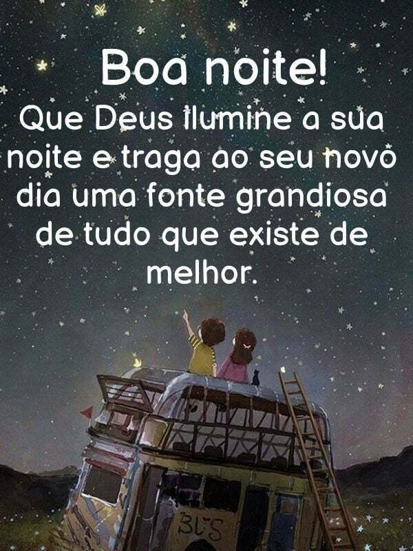 Boa noite com Deus grandioso