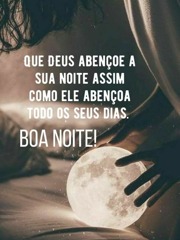 Boa noite com Deus lindo