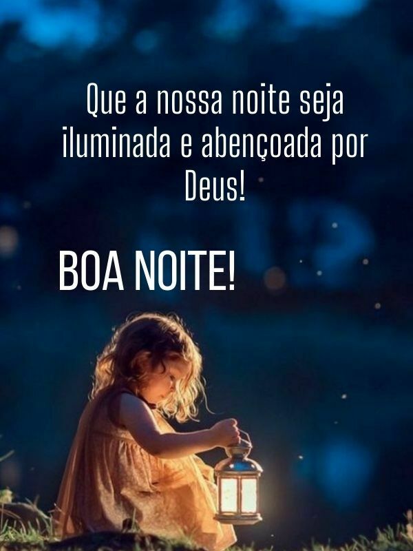 Boa noite com Deus grato