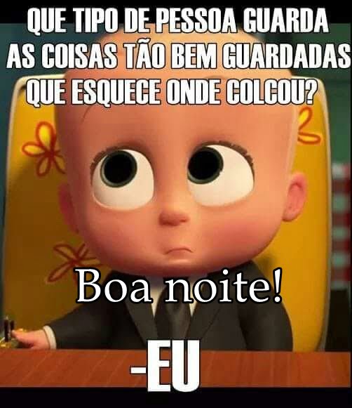 Boa noite esquece onde colocou.