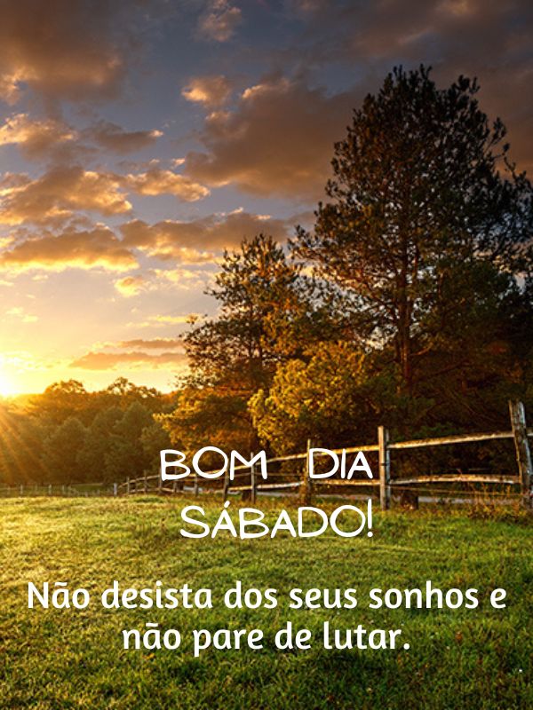 Bom dia sábado vencerdor