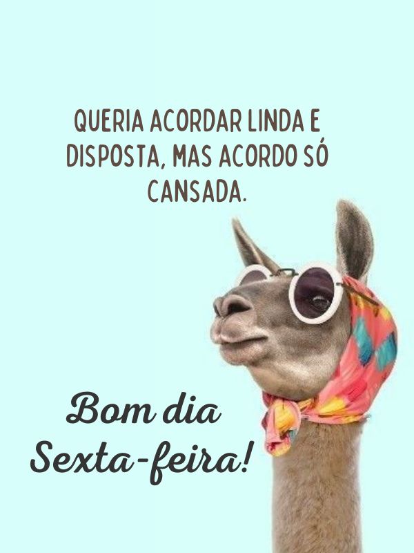 bom dia sexta feira acordando linda