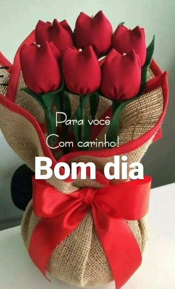 Bom dia com flores, para você.