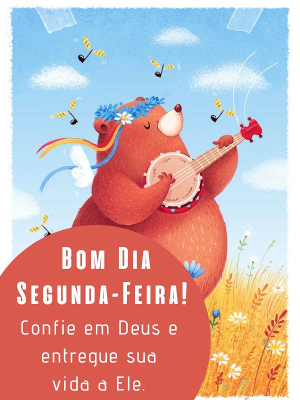 Bom dia segunda- feira animada