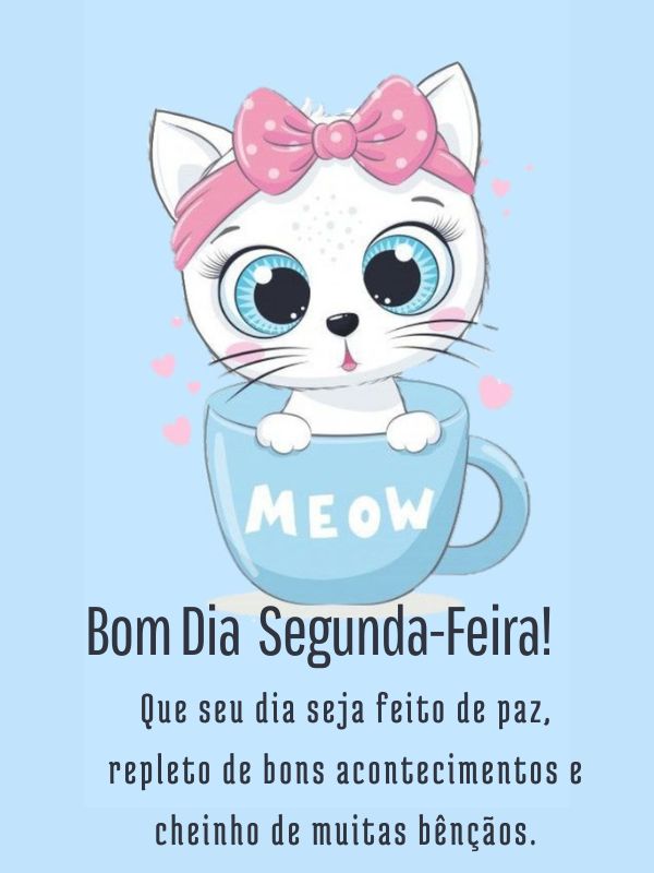 Bom dia segunda- feira feita de paz