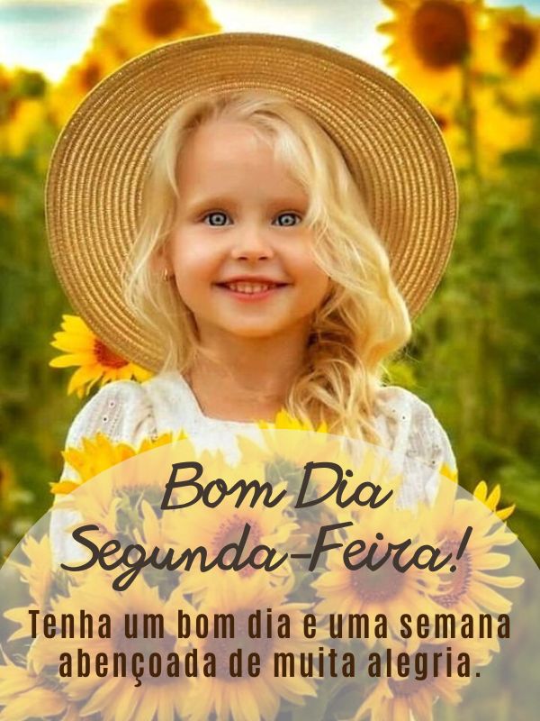 Bom dia segunda-feira abençoada e feliz