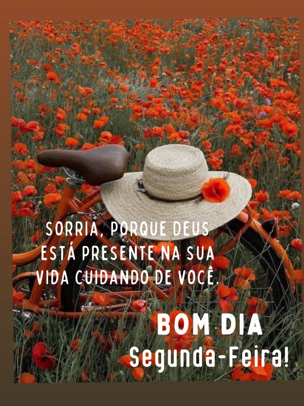 Bom dia segunda-feira cuidados de Deus