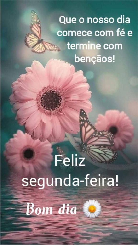 Bom dia feliz segunda-feira.