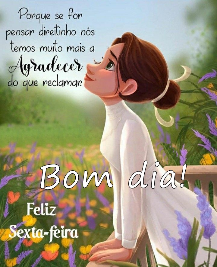 Bom dia sexta-feira agradecer.