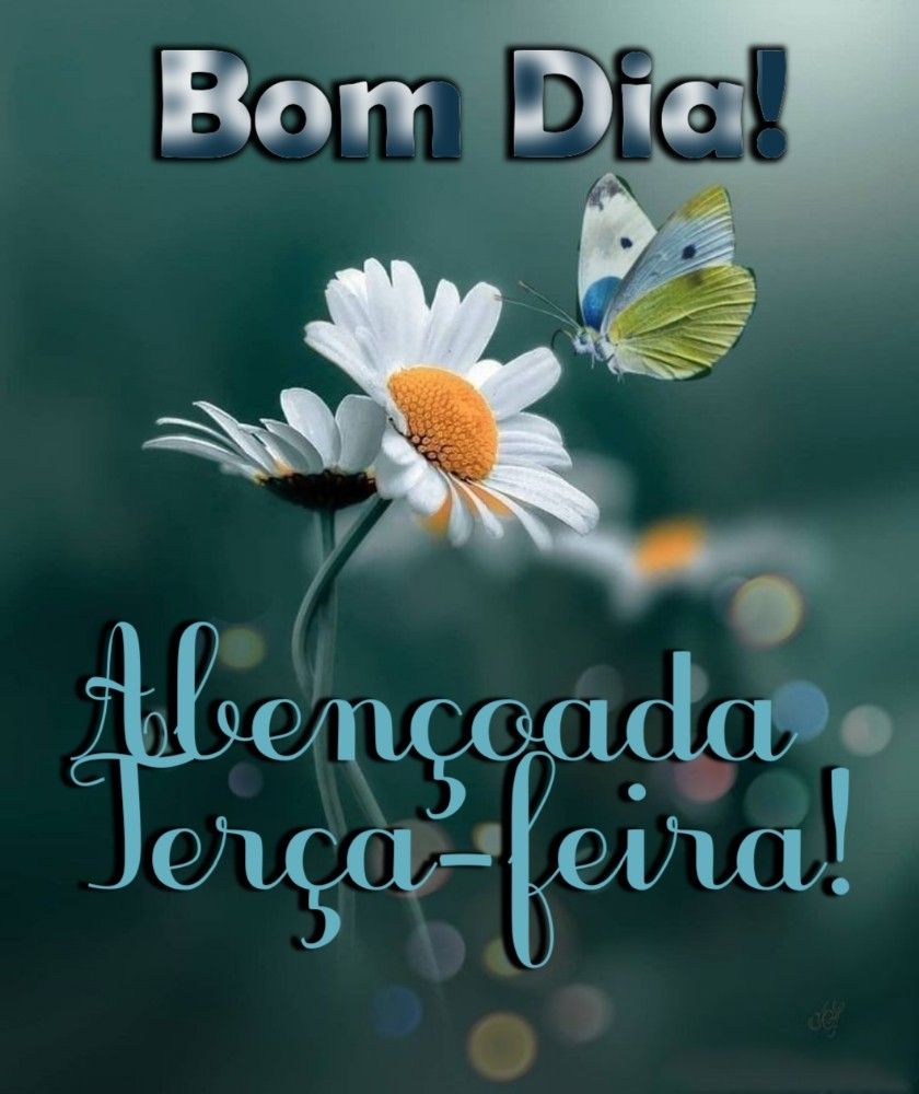 Bom dia abençoada terça-feira.