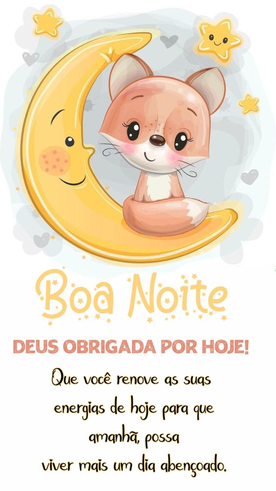 Boa noite Deus obrigada por hoje