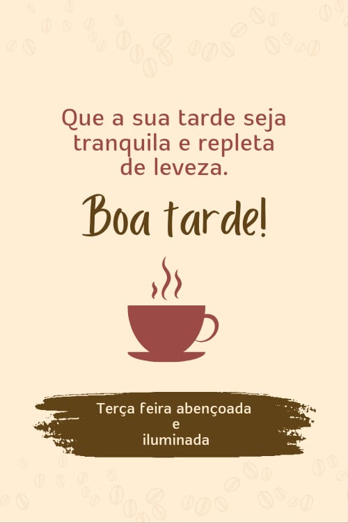 Tenha uma tarde de terça-feira tranquila e leve