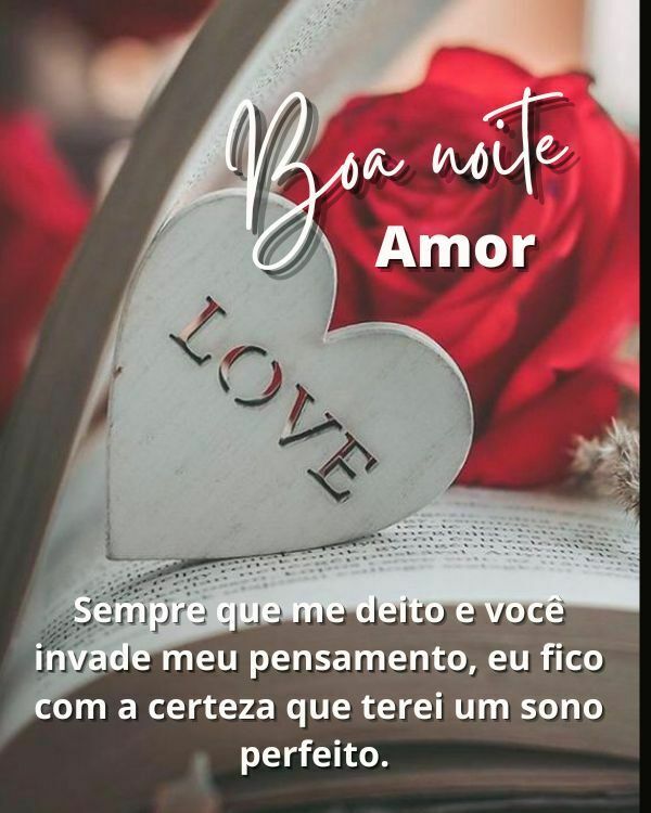 Boa noite com mensgens de amor