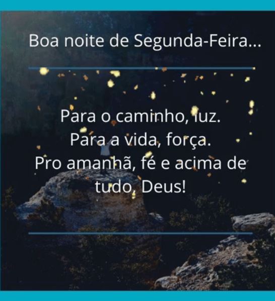 Boa noite de segunda