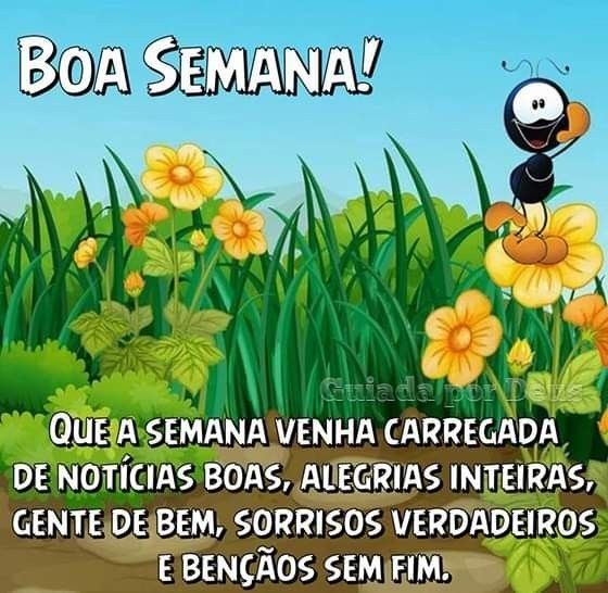 Semana carregada de bênçãos