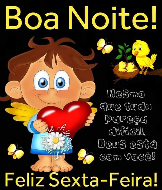 Boa noite sexta-feira com Deus