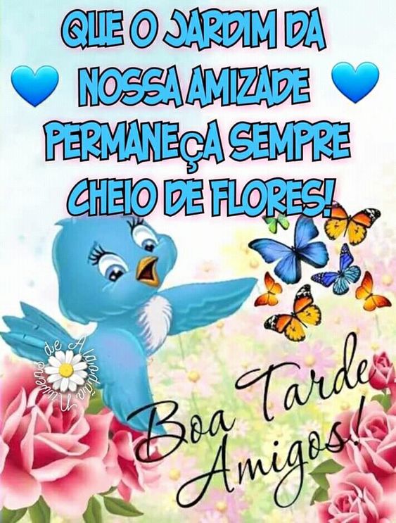 Boa tarde cheio de flores