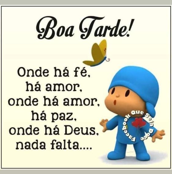 Boa tarde onde há amor