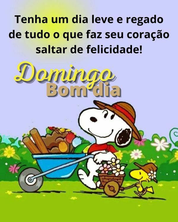 Tenha um dia leve regado de feliciade