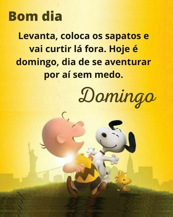 Domingo dia novas aventuras