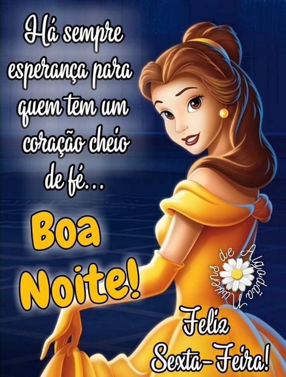 Boa noite feliz sexta-feira