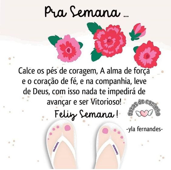 Feliz semana de coragem