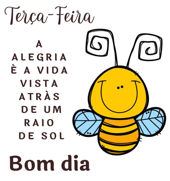 Figuras alegres de bom dia