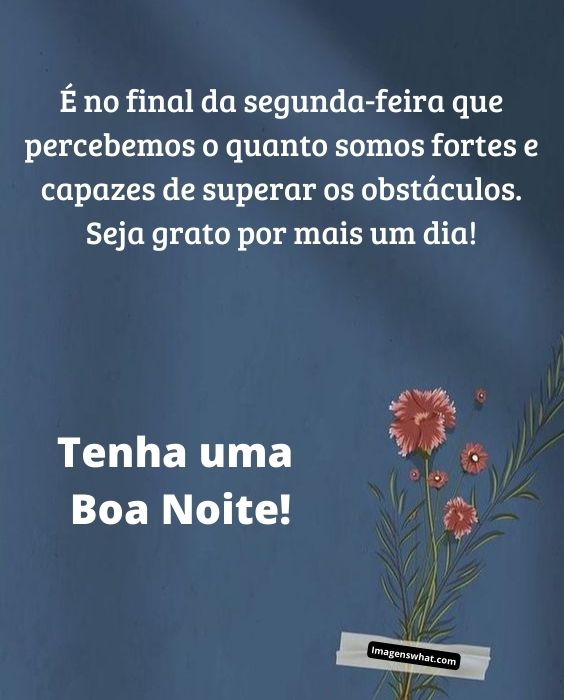 Final da segunda-feira