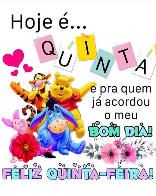 Feliz quinta-feira animada