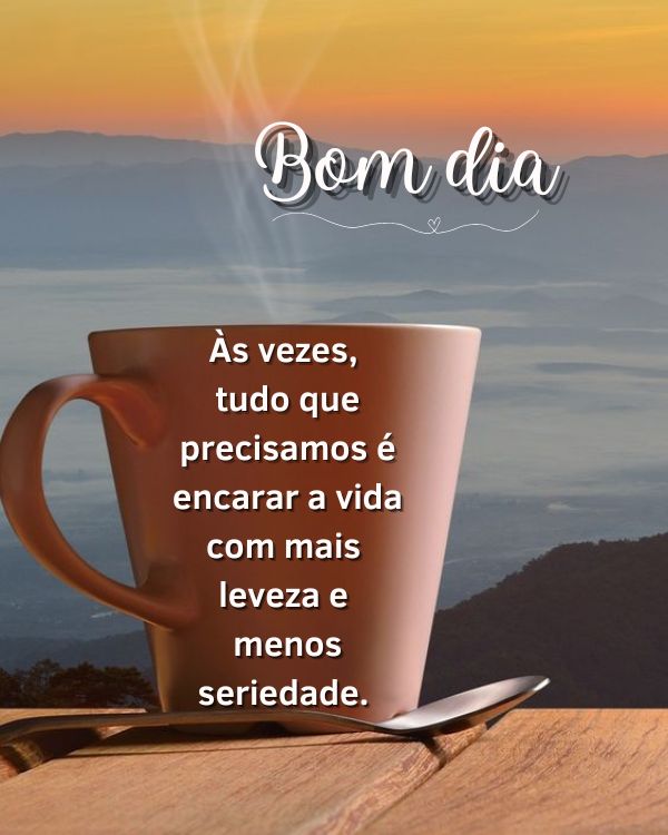 Imagens bonitas de bom dia com café 