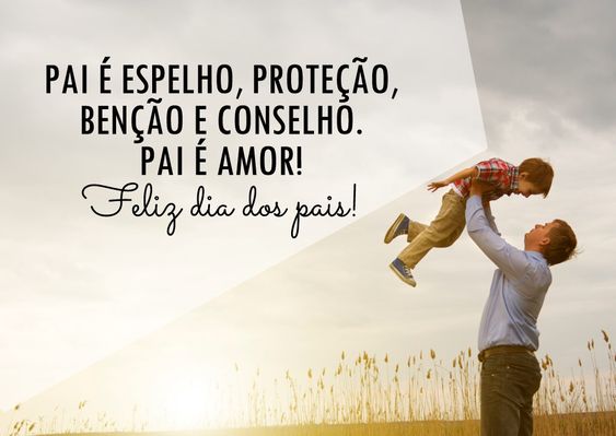 Pai é amor feliz dia dos pais