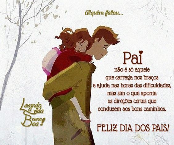 Pai feliz dia dos pais