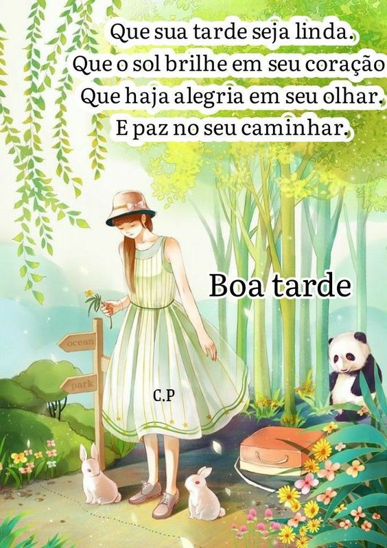 Mensagens de boa tarde linda