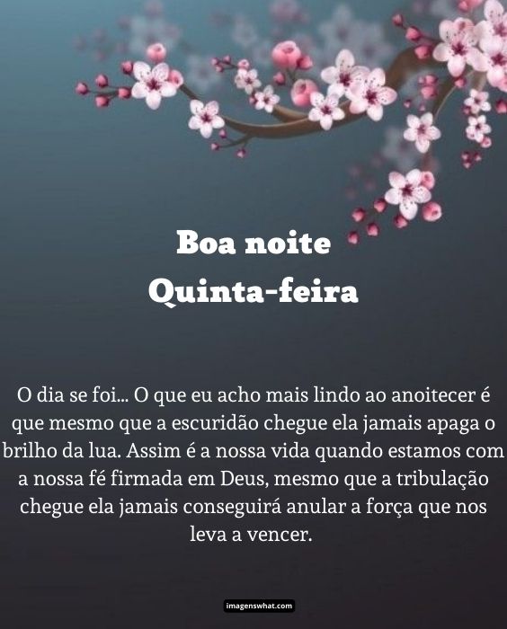 Quinta-feira se foi