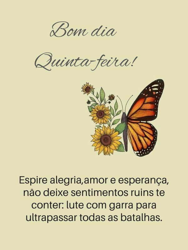 expirando alegria e amor para um bom dia quinta feira