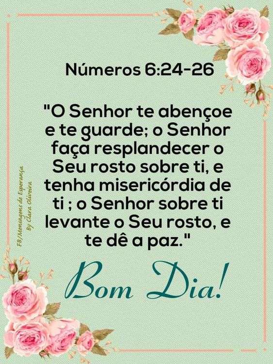 Bom dia abençoado e guardado por Deus 